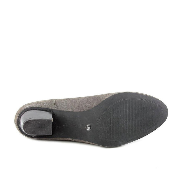 Alfani Sicilla Mid Heel Booties Grey Suede 10M - Picture 4 of 5